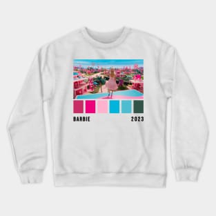 Barbie Movie 2023 Color Palette 2 Crewneck Sweatshirt